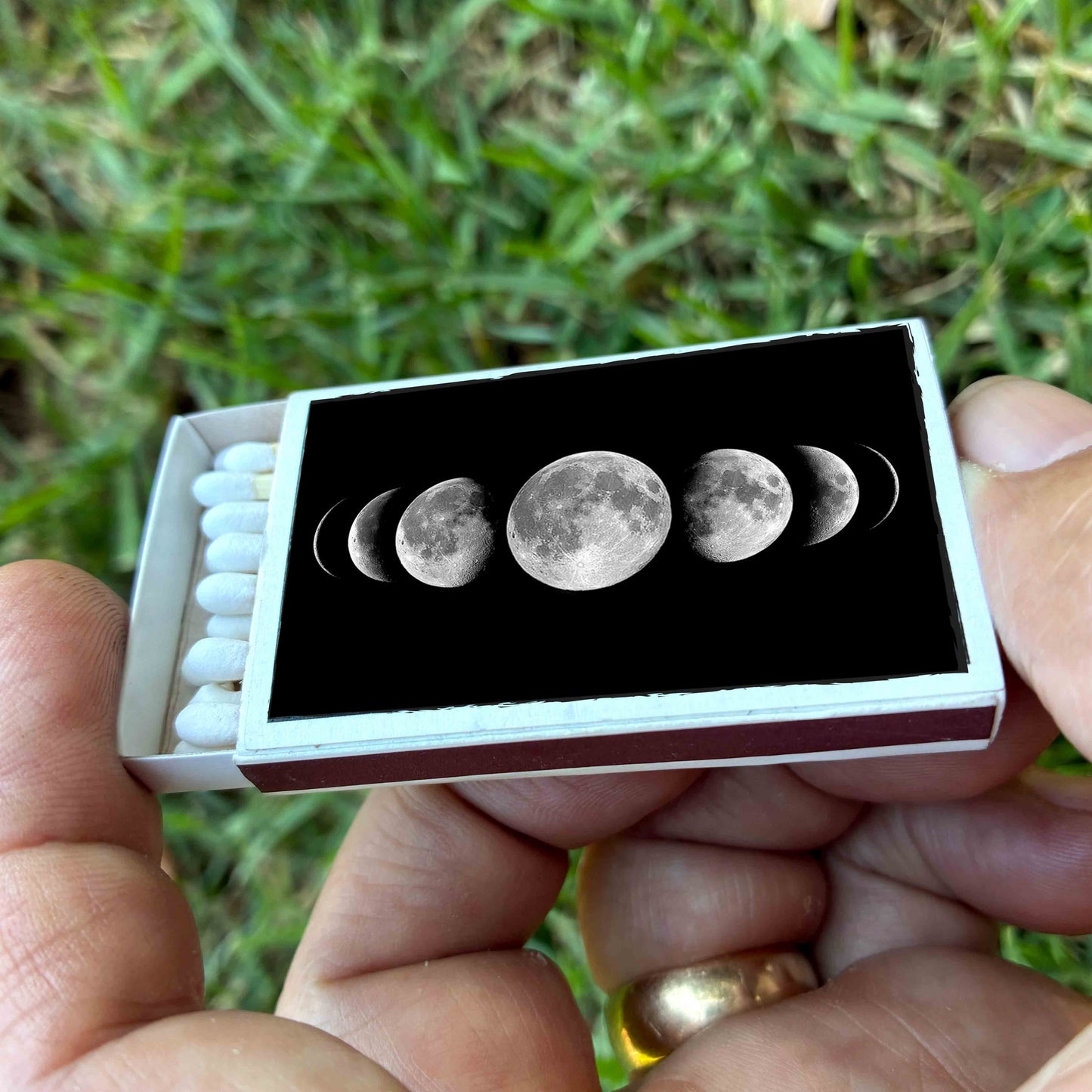 Most Amazing - Matches • Moon Phases Matchbox • Candle Accessory