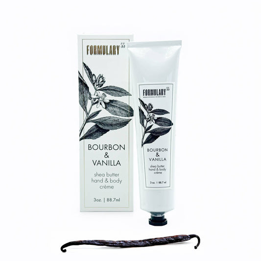 Formulary 55 - Bourbon & Vanilla - Shea Butter Hand and Body Creme Tube
