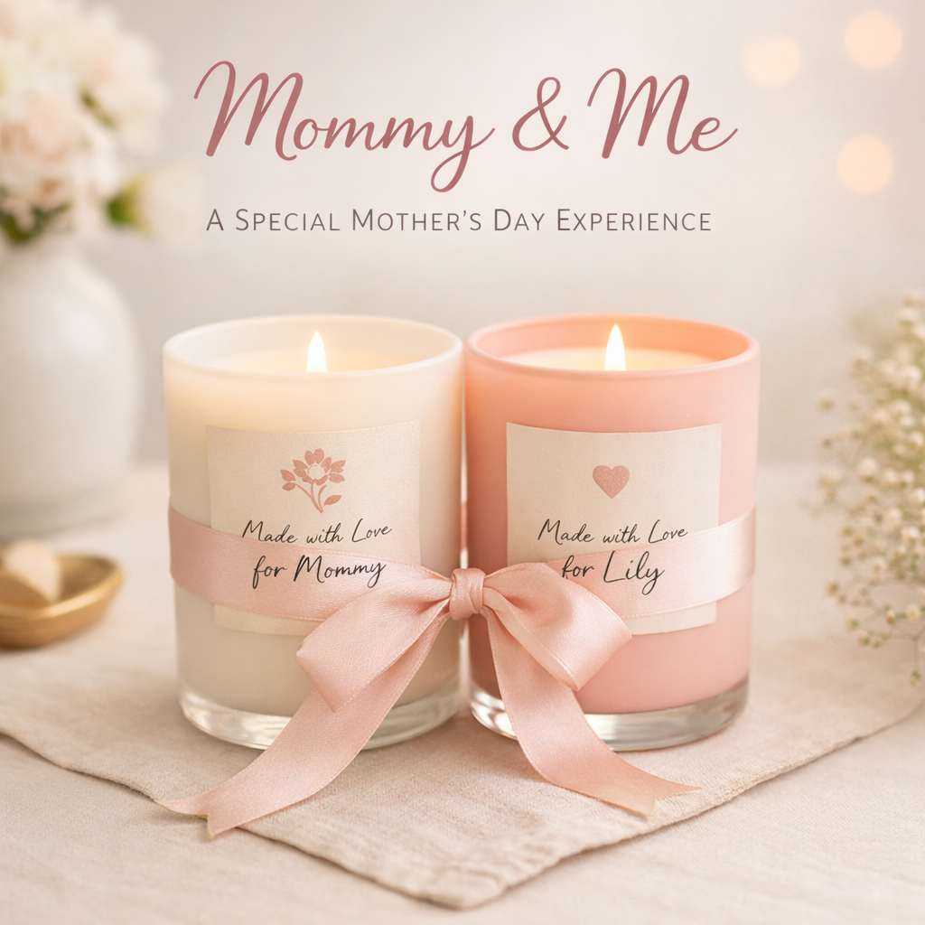 Luxury Mother’s Day Candle Making Experience in Kirkland | Mommy & Me Class