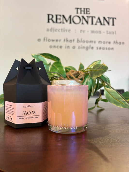 Mom Candle |Jasmine + Amberwood + Cedar | Mother's Day Gift | Wood Wick Candle