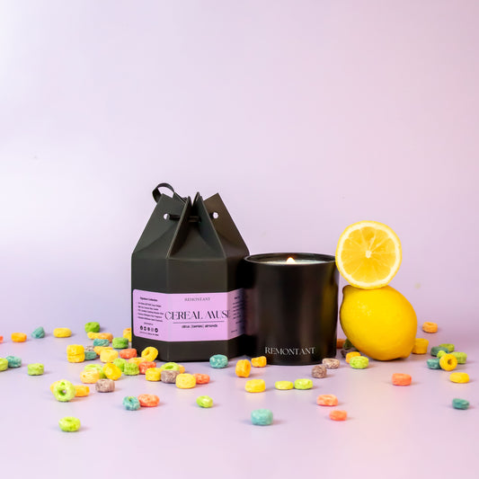 Cereal Muse | Citrus ~ Berries ~ Almond | Wood Wick Candle