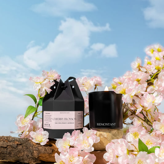 Cherry Blossom  | Rose ~ Cherry Blossom ~ Sandalwood | Wood Wick Candle