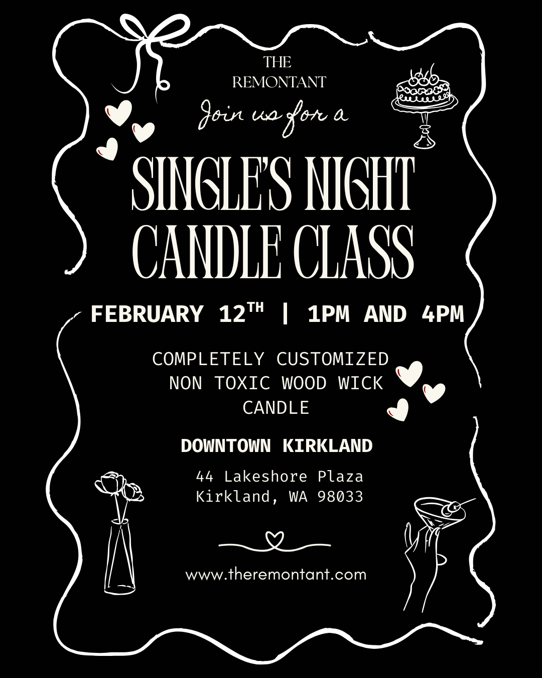 Singles Night Candle-Making Class | An Anti-Valentine’s Day Experience