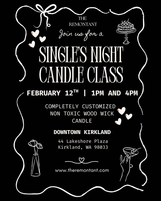 Singles Night Candle-Making Class | An Anti-Valentine’s Day Experience