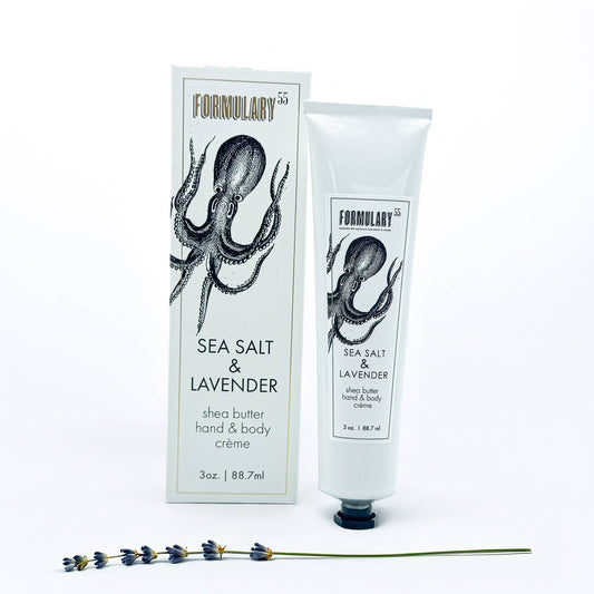 Formulary 55 - Sea Salt & Lavender - Shea Butter Hand & Body Creme Tube