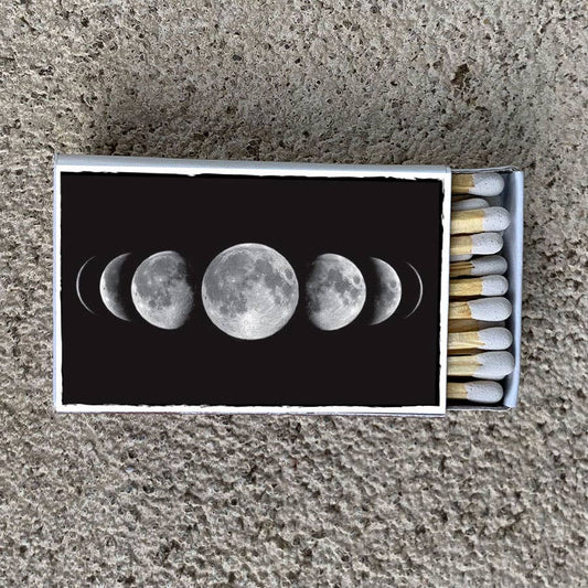 Most Amazing - Matches • Moon Phases Matchbox • Candle Accessory