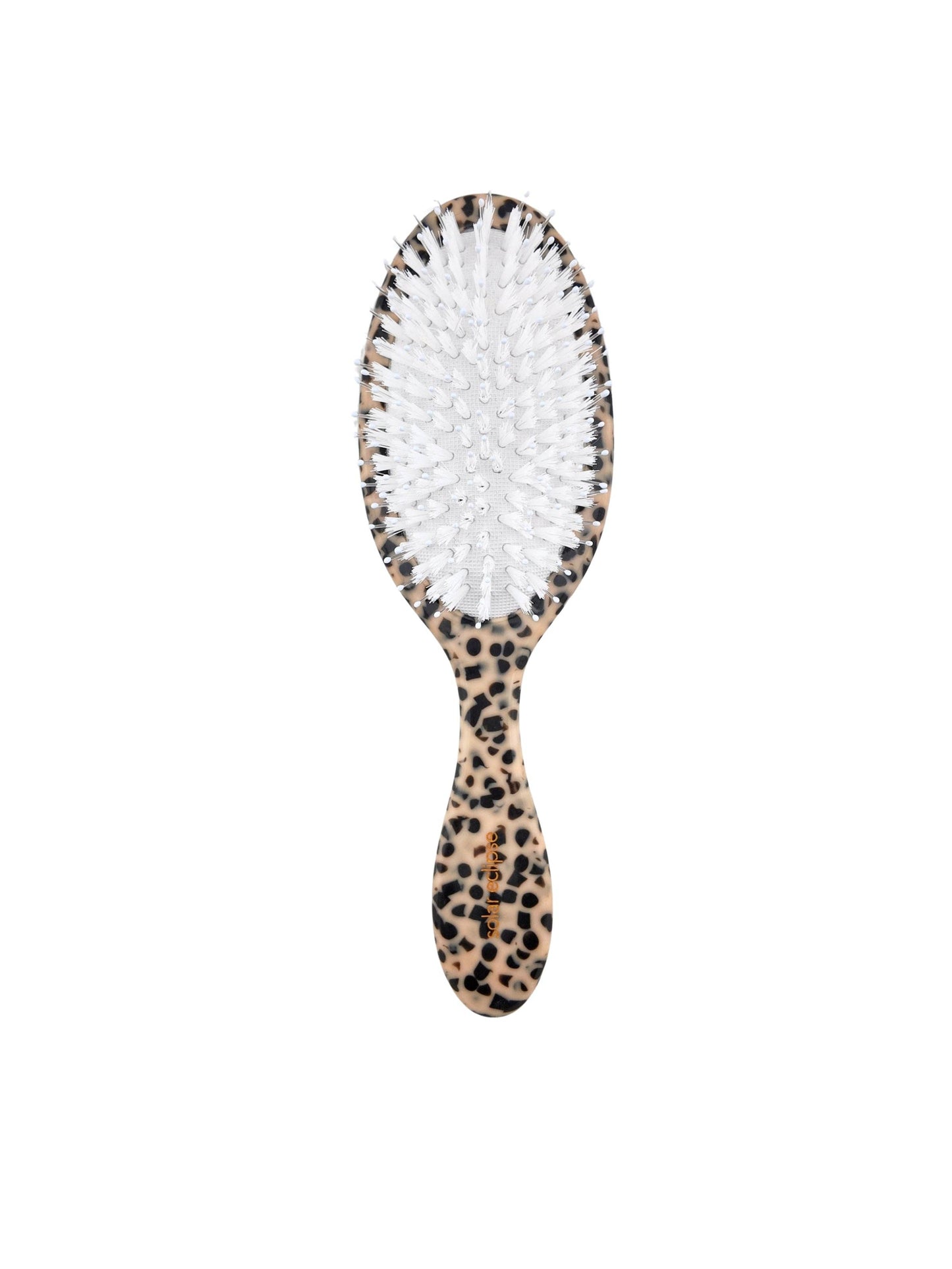 Solar Eclipse - Hand-painted Strawberry Amazing Hair Day Brush