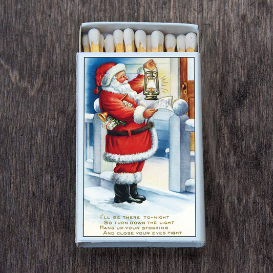 Most Amazing - Christmas Santa Matchbox Candle Acc • Decorative Matches
