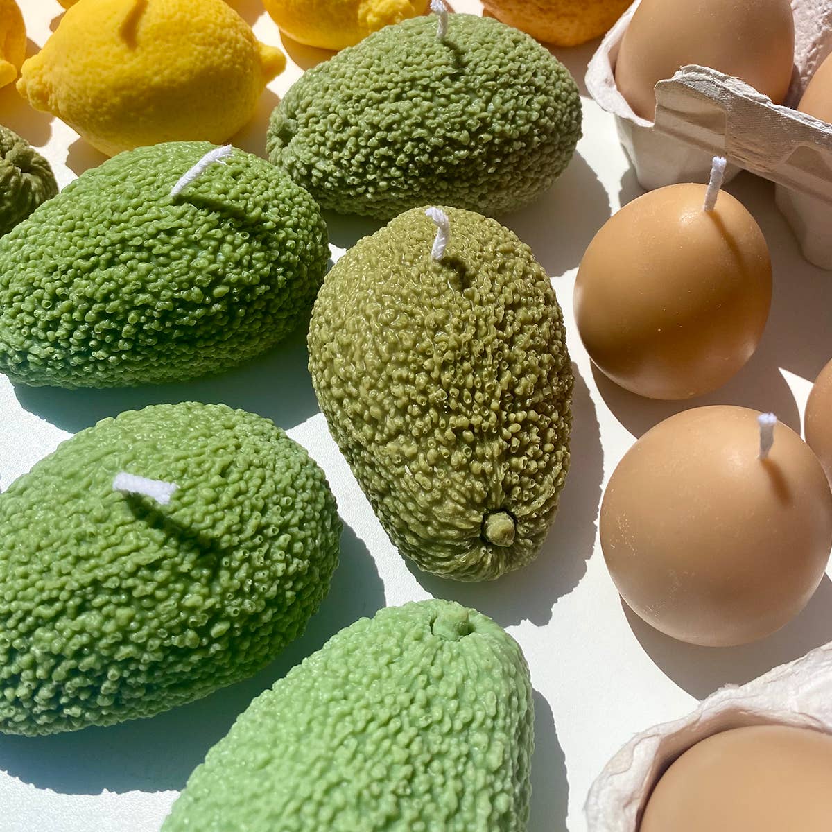 Scandles - Avocado Candle: Green / Sea Salt & Orchid / Single Avo