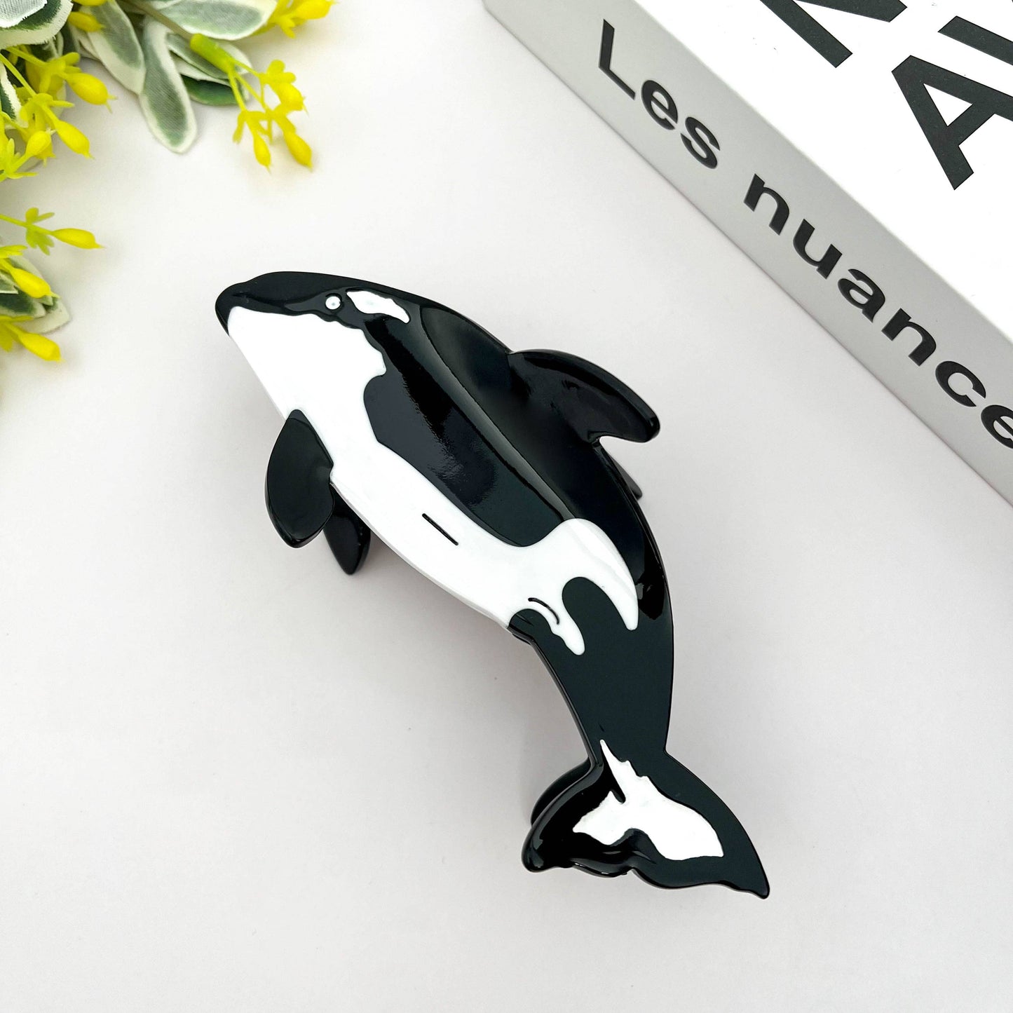 TheDivaSoap - Marine Animal Hair Clip, Jellyfish Squid Claw Clip: Orca