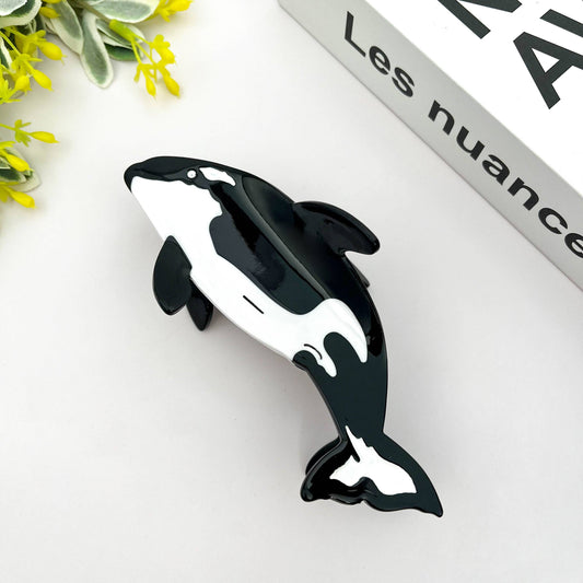 TheDivaSoap - Marine Animal Hair Clip, Jellyfish Squid Claw Clip: Orca