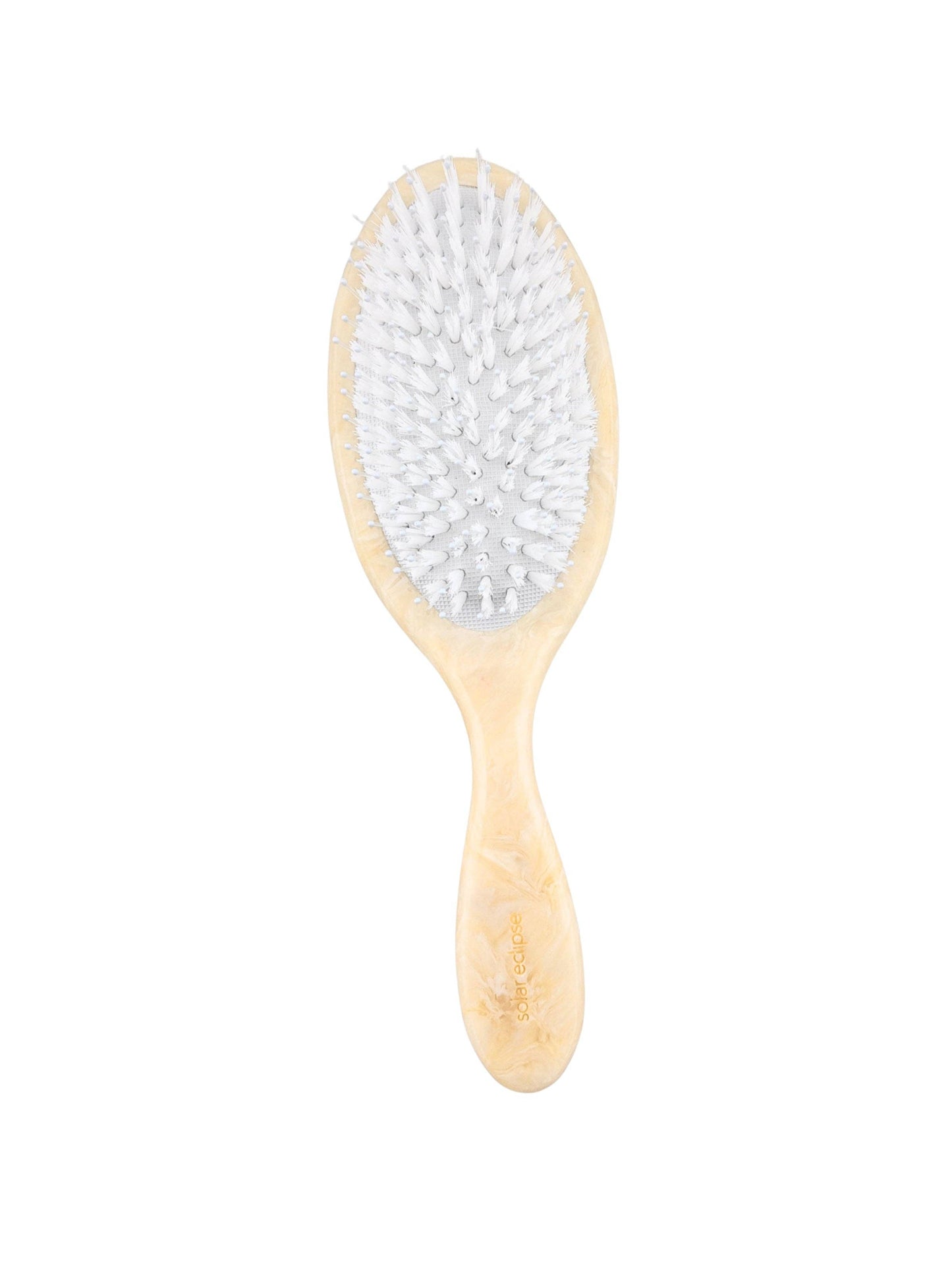 Solar Eclipse - Hand-Painted Love Teddy Amazing Hair Day Brush | Eco-Friendly