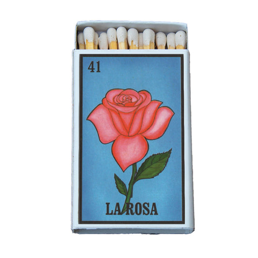 Most Amazing - Loteria Rosa Matchbox • Candle Acc • Decorative Matches