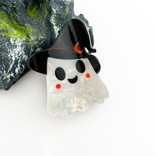 TheDivaSoap - Ghost Claw Clip, Funny Halloween Hair Clip: Black