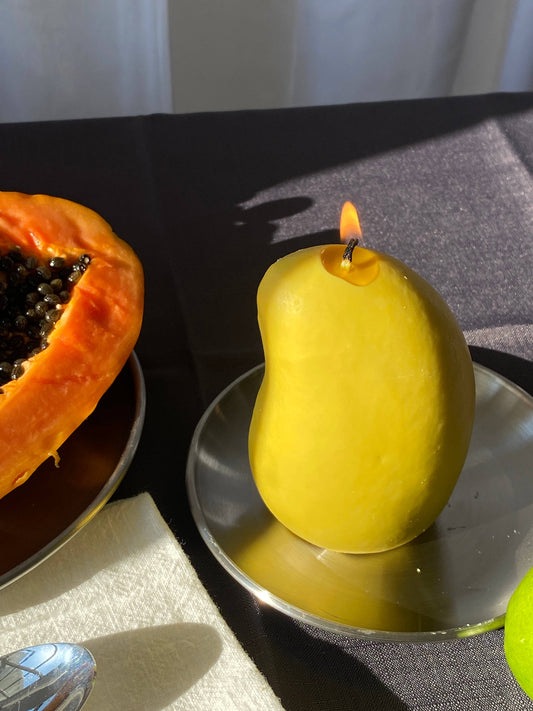 Scandles - Mango Candle: Yellow / Mango / Single Mango