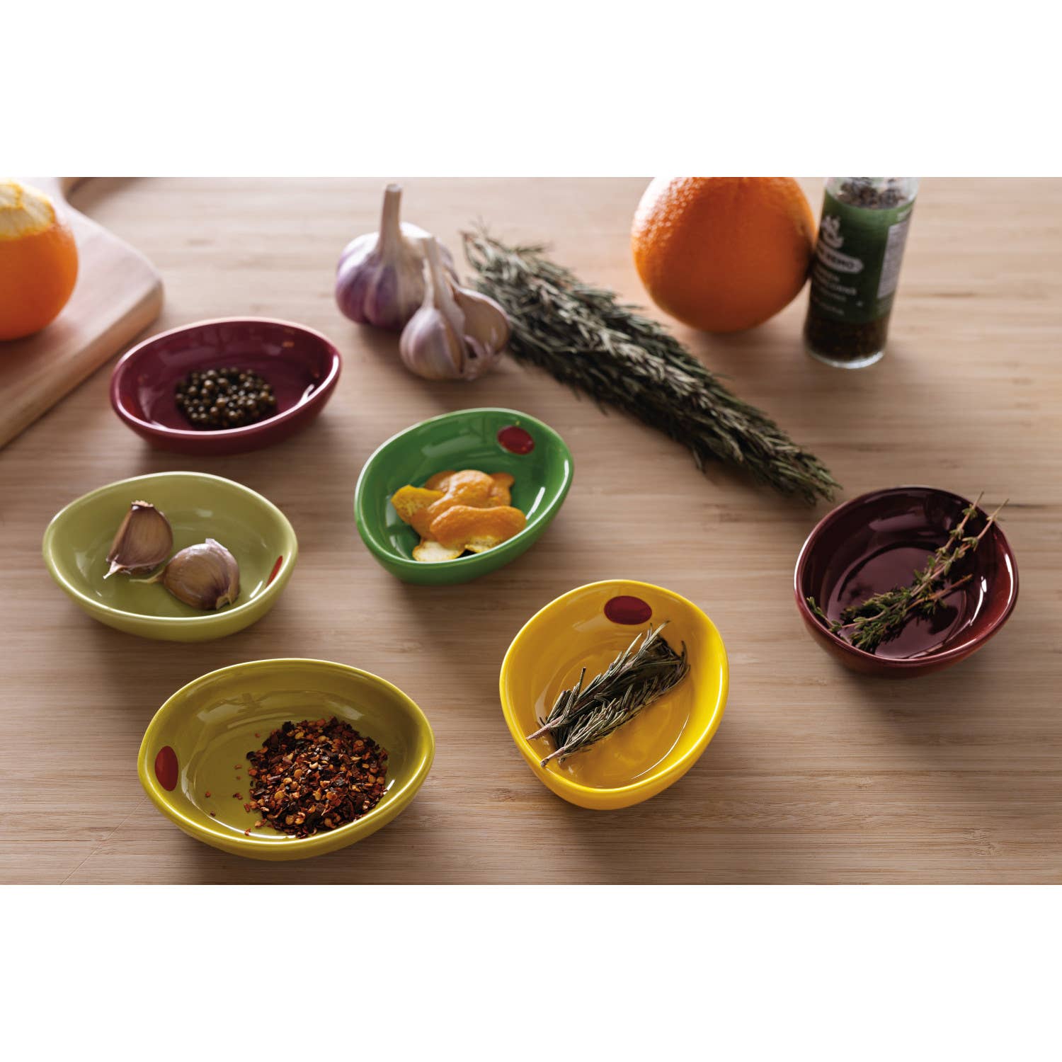 Olives Pinch Bowls Set of 6 - Thumbnail 3