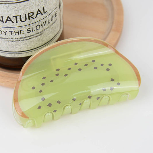 TheDivaSoap - 3.34'' Cute Fruit Hair Claw Clips: Kiwi